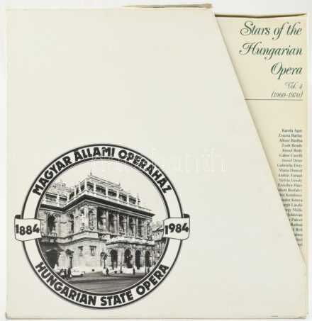 Various - A Magyar Operaszínpad Csillagai - 1-4 = Stars Of The Hungarian Opera - 1-4. 12 x Vinyl, LP, Box Set. Hungaroton. Magyarország, 1984. jó állapotban, eredeti csomagolócédulákkal, díszdobozban