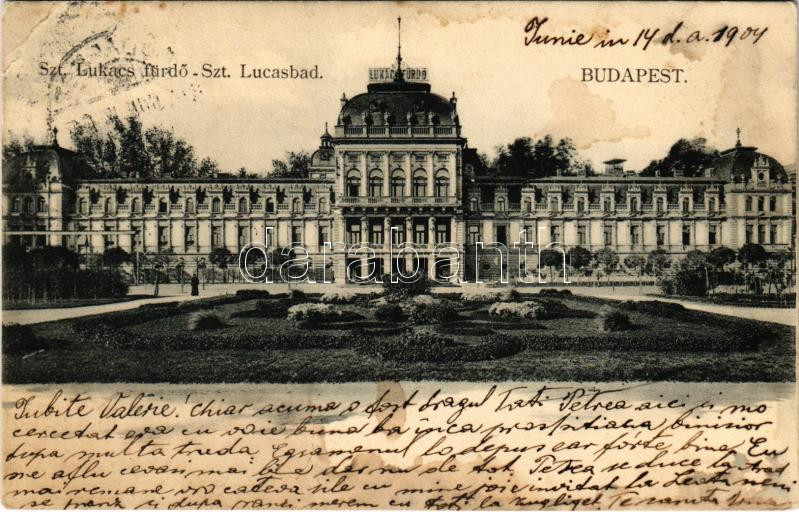1904 Budapest II. Szent Lukács fürdő (EB)