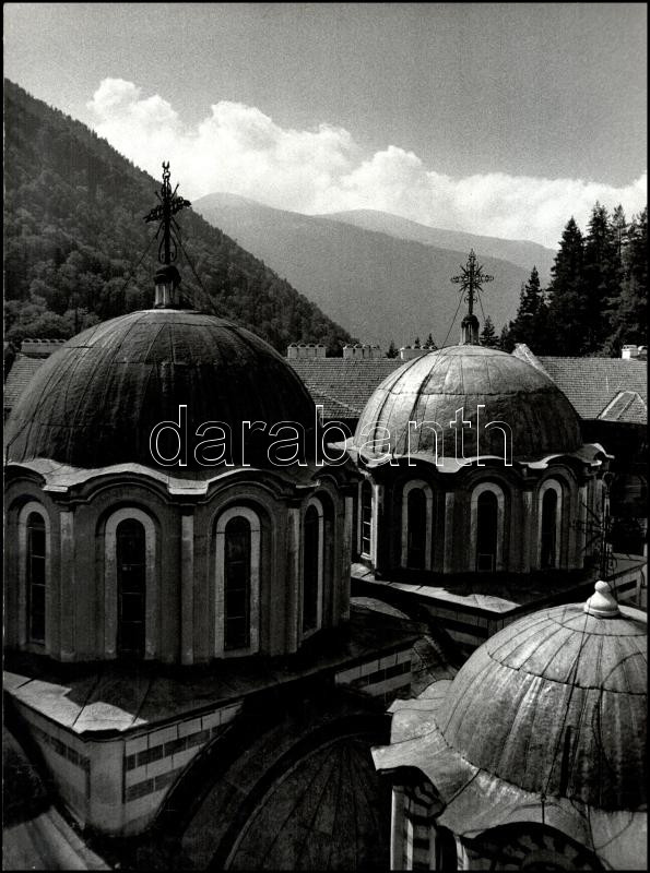 Engi László: Rila kupolái, nagyméretű fotó hátoldalon feliratozva, 39,5×29,5 cm