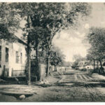 1921 Bátorfalu, Bátorová; Pozdrev z Batorovce / utca, üzlet. Josef Paskuz kiadása / street view, shop