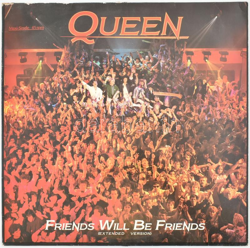 Queen - Friends Will Be Friends. Vinyl, 7', 45 RPM, Single. EMI. Európa, 1986. jó állapotban