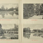 1910 Buziásfürdő, Baile Buzias; 6-részes kihajtható leporellólap / 6-tiled folding leporellocard, spa - Image 3