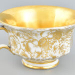 Cseh Alt Wien porcelán csésze. aranyozott, jelzett kis kopással - Image 3