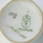Fraureuth porcelán váza. Kézzel festett, jelzett, kopással 9 cn - Image 2