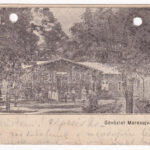 1905 Marosújvár, Uioara, Ocna Mures; Gőzfürdő / steam bath, spa (lyukasztott / punched holes)