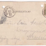 1905 Marosújvár, Uioara, Ocna Mures; Gőzfürdő / steam bath, spa (lyukasztott / punched holes) - Image 2