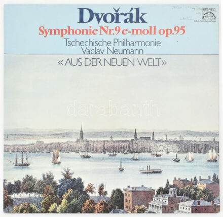 Dvořák, Tschechische Philharmonie, Vaclav Neumann - Symphonie Nr.9 E-moll Op.95 <> Vinyl, LP, Club Edition, Stereo. Supraphon. Németország. a lemez jó állapotban, a tok szétnyílt