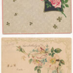 RÓZSA - 17 db régi virágos képeslap / ROSES - 17 pre-1945 motive postcards - Image 2