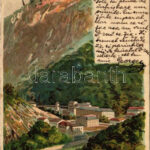 1901 Herkulesfürdő, Baile Herculane; Kunstanstalt Kosmos 140. litho s: Geiger R. (EM)