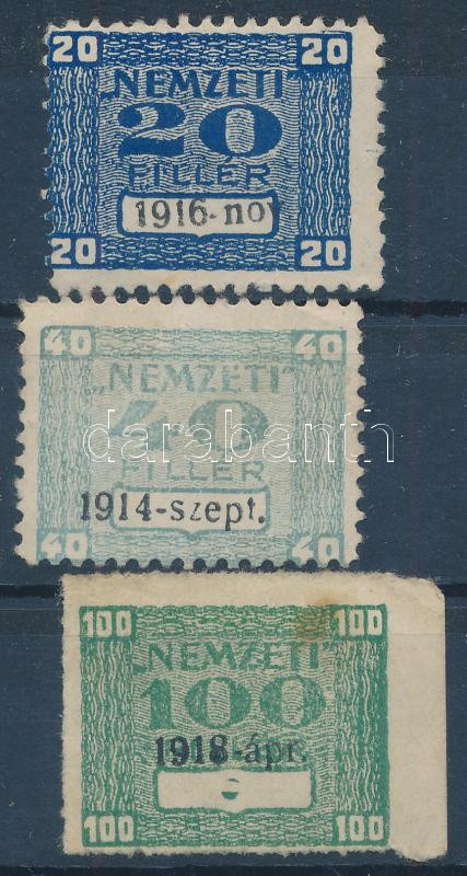 1914-1918 3 klf okmánybélyeg