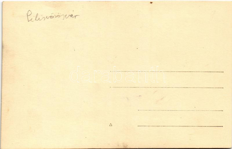 Pilisvörösvár, Községháza, katonák lovon. photo - Image 2