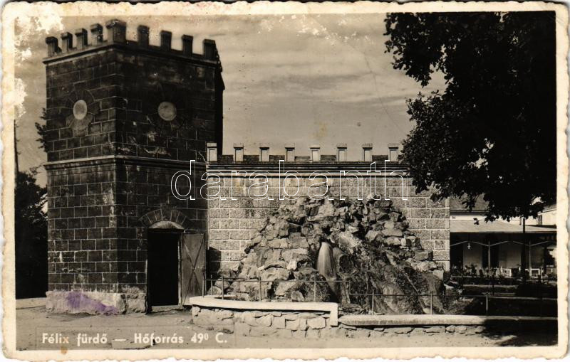 1942 Félixfürdő, Baile Felix; Hőforrás / spa, spring source (fa)