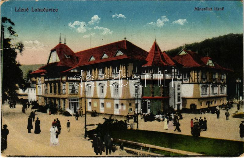 Luhacovice, Lázne Luhacovice, Bad Luhatschowitz; Minerální lázne / mineral bath, spa (Rb)