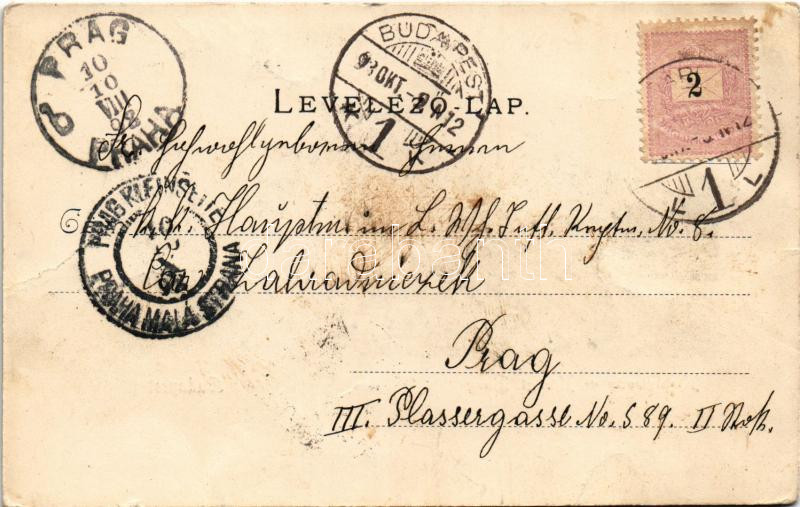 1898 (Vorläufer) Budapest I. Királyi vár (fa) - Image 2
