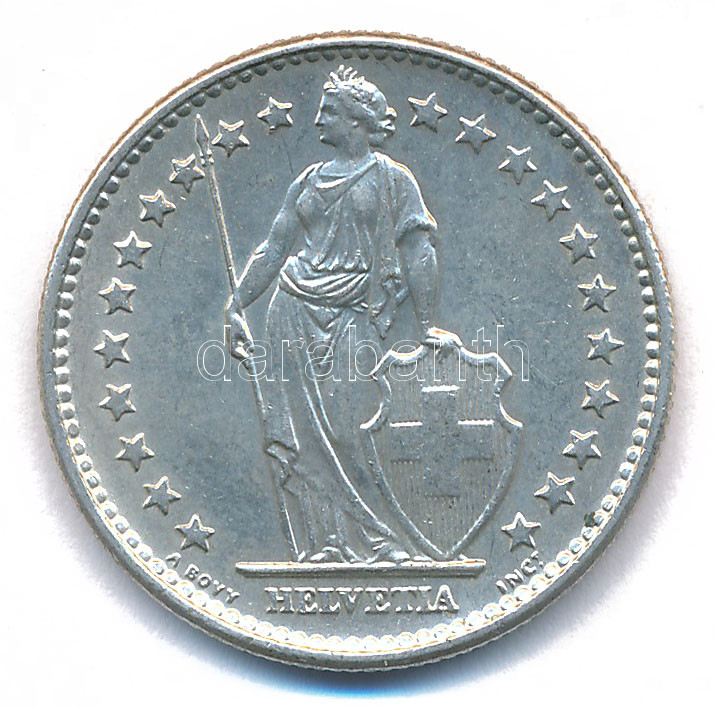 Svájc 1965. 2Fr Ag T:XF Switzerland 1965. 2 Francs Ag C:XF Krause KM#21 - Image 2
