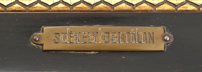 Székely Bertalan (1835-1910): A megfagyott gyermek (illusztráció Eötvös József költeményéhez). Lavírozott tus, ceruza, papír. jelezve balra lent ? (SB?). Üvegezett, antik fakeretben, keret hátoldalán Furmann Gyula budapesti - Image 3
