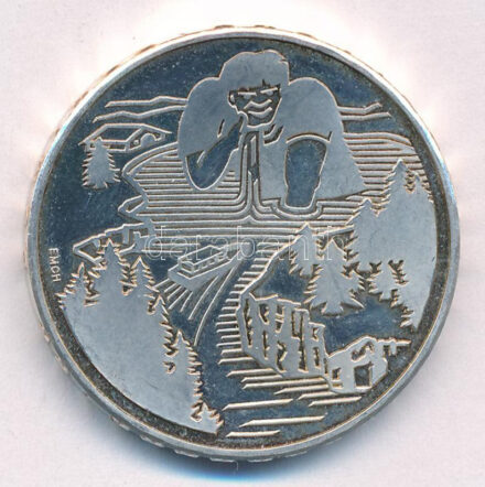 Svájc 1996B 20Fr Ag 'Gargantua az óriás' T:UNC (eredetileg PP) patina Switzerland 1996B 20 Francs Ag 'Gargantua the giant' C:UNC (originally PP) patina Krause KM#76