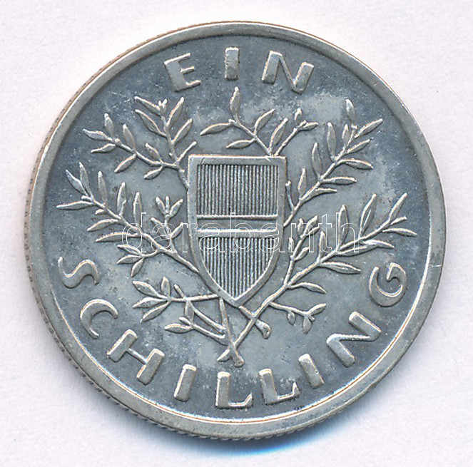 Ausztria 1925. 1Sch Ag T:XF patina Austria 1925. 1 Schilling Ag C:XF patina Krause KM#2840