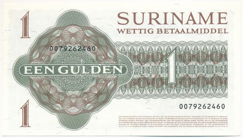 Suriname 1986. 1G '0079262460' T:UNC Suriname 1986. 1 Gulden '0079262460' C:UNC Krause P#116i - Image 2