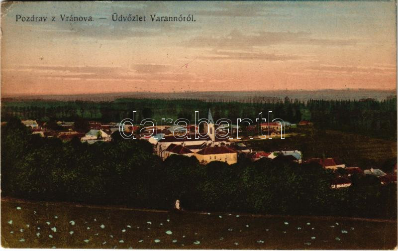 1922 Varannó, Vranov nad Toplou; Abraham Spira kiadása (EK)