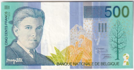 Belgium 1998. 500Fr '42900249019' T:III Belgium 1998. 500 Francs '42900249019' C:F