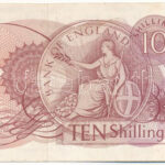 Nagy-Britannia 1961-1962. 10Sh 'L. K. O'Brien' T:XF fo. United Kingdom 1961-1962. 10 Shillings 'L. K. O'Brien' C:XF spotted Krause P#373a - Image 2