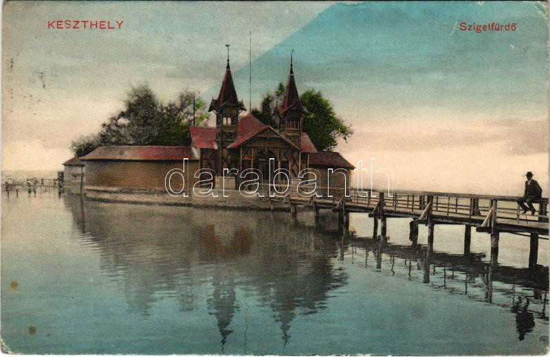 Keszthely, Szigetfürdő. W.L. Bp. 1. 17463. (EK)