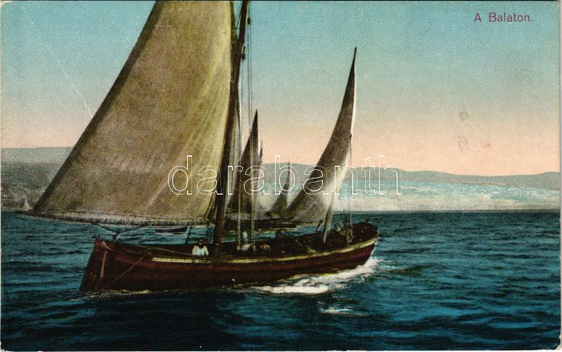 Balaton, vitorlás hajó