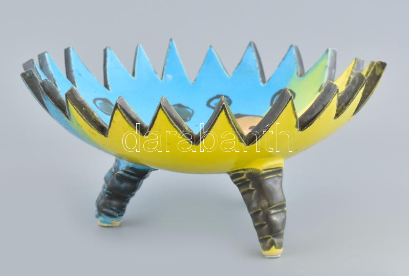Design kerámia kínáló, jelzett, hibátlan, d: 26 cm - Image 3
