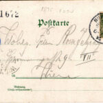 1895 (Vorläufer!!!) Nürnberg, Nuremberg; Bratwurstglöcklein. Art Nouveau, floral, litho (worn corners) - Image 2