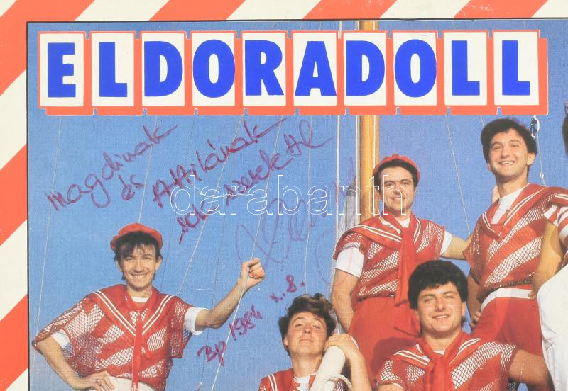 Dolly Roll - Eldoradoll. Vinyl, LP, Album, Blue Label. Favorit. Magyarország, 1984. jó állapotban, dedikált - Image 2