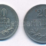 1915KB 10f alpakka + 1920. 20f Fe T:XF-F