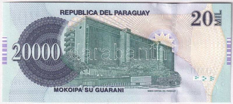 Paraguay 2017. 20.000G T:UNC Paraguay 2017. 20.000 Guaranies C:UNC - Image 2