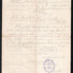 1921 Mester utcai cserkész alakulathoz írt köszönő levél Kirchlener ezredes aláírásával - Image 3