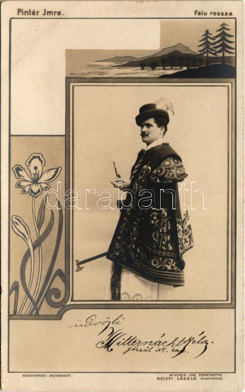 Pintér Imre 'Falu rossza' Nagyváradi művészet. Helyfi László kiadása. Art Nouveau
