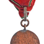1896. 'Ezredéves Történetünk Ezredekre Remény Nekünk - Honfoglalás' kétoldalas millenniumi bronz emlékérem mellszalagon. Szign.: Steiner A. (32,5mm) T:F ph.