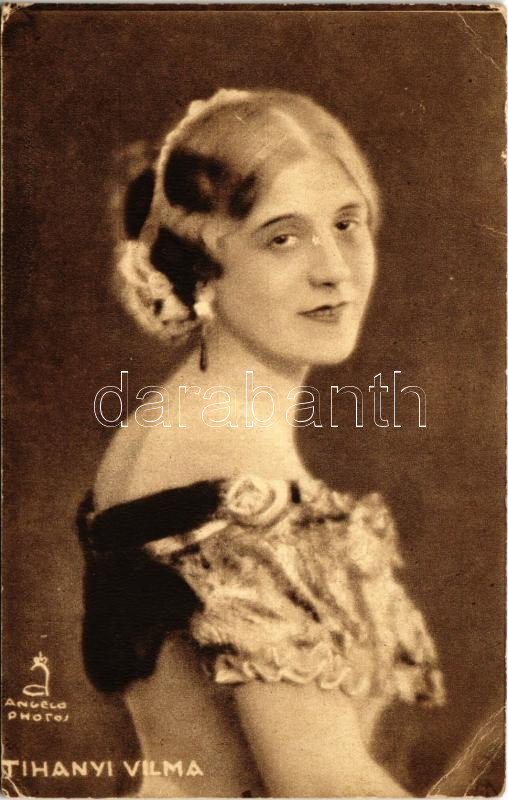 1930 Tihanyi Vilma. Angelo felvétele (EB)