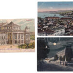 6 db RÉGI képeslap vegyes minőségben: Belgrád, Trieste, Róma, Wien (Bécs), Borszék, Palics - Image 2