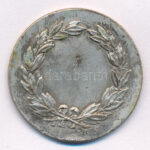 ~1920. 'Magyar Ebtenyésztők Országos Egyesülete' ezüstözött bronz díjérem (36mm) T:XF ph. ezüstözés lekopott - Image 2