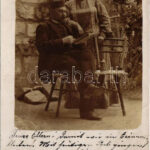 1904 Budapest, családi fotó. photo (fa)