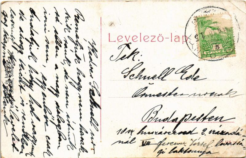 Simontornya, Sió vize a vashíddal. Berger Béla kiadása 318. (W.L. ?) (EB) - Image 2