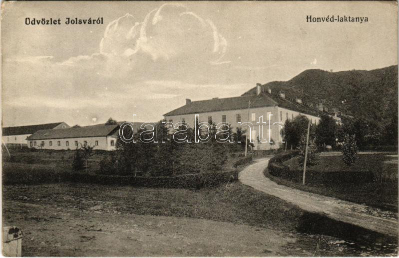 1915 Jolsva, Jelsava; Honvéd laktanya / K.u.k. military barracks (EK)