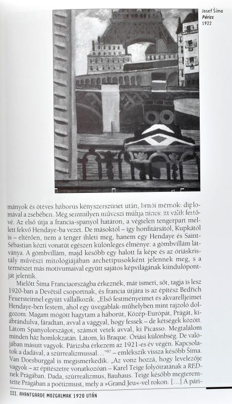 Passuth Krisztina: Avantgarde kapcsolatok Prágától Bukarestig. 1907-1930. Bp., 1998, Balassi Kiadó. Fekete-fehér és színes képekkel illusztrálva. Kiadói kartonált papírkötés. - Image 3