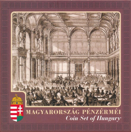 2015. 5Ft-200Ft (6xklf) 'Országgyűlés' forgalmi sor dísztokban T:BU ragasztás elengedett Adamo FO49