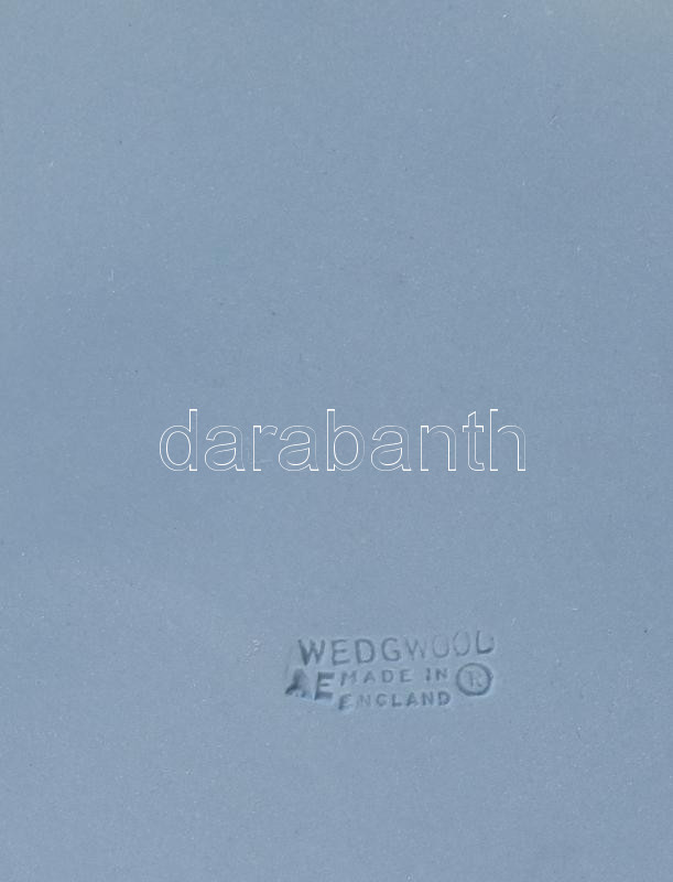 Wedgwood bonbonier, jelzett, kopásokkal, eredeti dobozában, d: 13 cm - Image 2