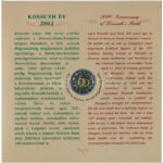 2002. 1Ft-100Ft (7xklf) + 100Ft 'Kossuth' forgalmi sor szettben T:PP belső tok ragasztása kissé elengedett Adamo FO35.1 - Image 3