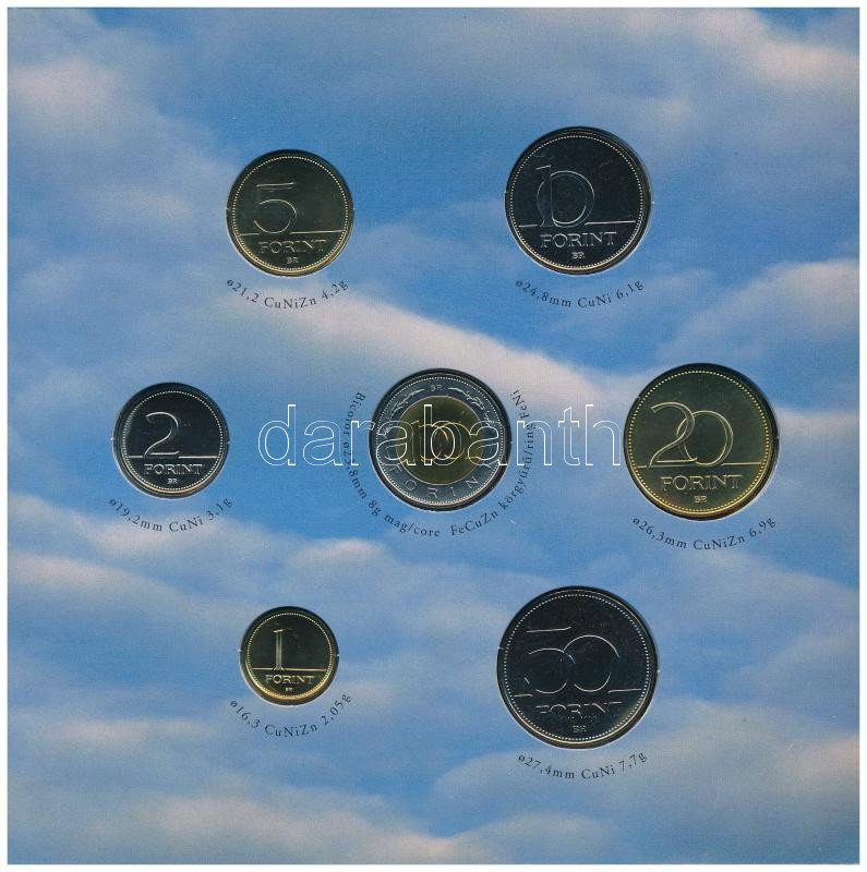 2006. 1Ft-100Ft (7xklf) '1956-os forradalom' forgalmi sor szettben T:BU Adamo FO40 - Image 2