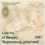 2007. 1Ft-100Ft (7xklf) 'Berán Lajos és a pengő' forgalmi sor szettben + 'Berán Lajos és a pengő' kétoldalas Ag emlékérem T:PP patina Adamo FO41.3