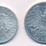 Ausztria 1946. 2Sch Al + 1957. 5Sch Al T:XF Austria 1946. 2 Schilling Al + 1957. 5 Schilling Al C:XF - Image 2