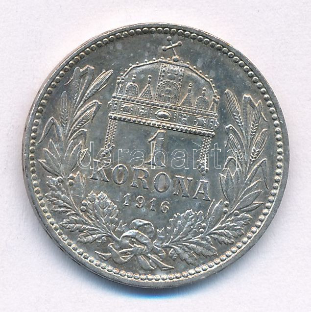 1916KB 1K Ag 'Ferenc József' T:XF Adamo K5.1 - Image 2